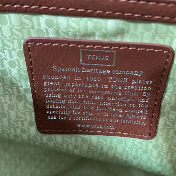 Tous Brown Tote Shoulder Bag - Picture 5 of 10